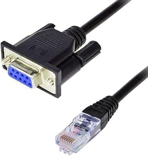 Console Cable RJ45 Ethernet to RS232 DB9 COM Port Serial Female