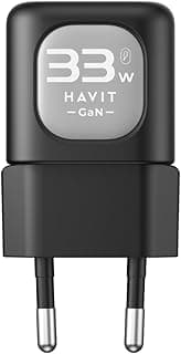 شاحن من هافيت بتقنية USB، متوافق مع أجهزة الحاسوب المحمولة، بمنفذين