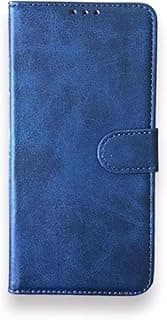 Flip Leather Wallet Phone Case With Cards Slot For Infinix Smart 7 HD (Blue)