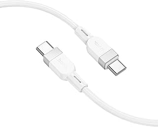 X109 60W Type-C to Type-C Silicone Cable for Smartphones, White