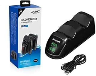 DOBE PS4 Controller Dual USB Charging Charger Docking Station for PS4 slim