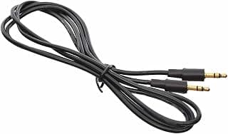 كابل صوت VITAL ستيريو 1.2 متر AUX 3.5mm 1 * 1 ذكر إلى ذكر - أسود
