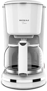 ماكينة قهوة Flair SH-1210 - 870 وات - سعة 12 كوب - لون أبيض