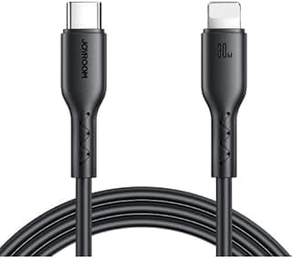 كابل شحن سريع من Joyrom S-A11 Surpass Series 30W, تايب سي إلى Lightn بطول 1.2 متر - أسود