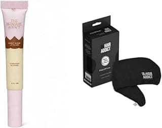 Lip Glaze Burnt Sugar 10ml + The Hair Addict Frizz Off Towel Black Waffle-Weave Bundle