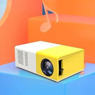 جهاز بروجيكتور صغير محمول ذكي YG-300: مسرح منزلي يدعم دقة 4K و1080P مع منفذ USB وجهاز تحكم عن بعد، متوافق مع الموبايلات وأجهزة اللاب توب وتي في ستيك