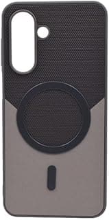 Plastic Back Cover for Samsung Galaxy A17 - Gray & Beige