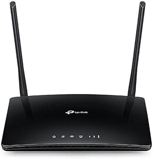 TP - لينك راوتر TL-MR6400 بسرعة 300 ميجابت في الثانية مع فتحة شريحة اتصال لاسلكي غير مقفل ان 4g ال تي اي dual_band متعدد الألوان نطاق مزدوج ثنائي النطاق