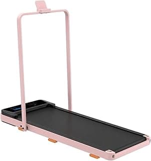 City Star Treadmill Collapsible, Walking Pad 3 in 1- SPAX APP free and Remote Control and LED Screen, 5 Years Warranty -Foldable Home Under Desk -Office - Space Saving -1-8 KM/H -Installation-Free