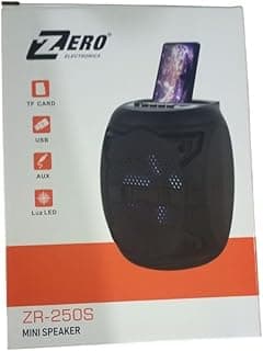 مكبر صوت بلوتوث لاسلكي حجم وسط ,ZR-250S - أسود