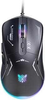 ماوس العاب CW917 سلكي بمنفذ USB واضاءة RGB من اونيكوما