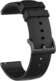 PANTAN 18mm Soft Silicone Watch Strap/Band with Metal Buckle – All 18mm Smartwatches & Analogue Watches