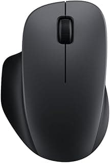 Wireless Mouse, Comfort Black, Easy Grip, Silent, 2.4 GHz Wireless Connection, Large Scroll Wheel, TTC Button, 1200 dpi High Precision Sensor, PTFE Mouse Sole, Lightweight 2.2 oz (62 g)