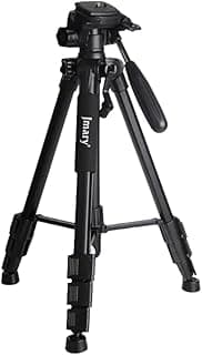 KP-2234 Professional Tripod for DSLRs & Cameras, 360° Rotation, Sturdy Aluminum Base, Lightweight & Sleek – Ideal for Photography, Vlogging & Content Creation – Black
