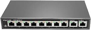 محول سطح المكتب غير المدار RG-ES110D-P 8 منافذ بسرعة 100 ميجابت في الثانية مع منفذين ابلينك من روي