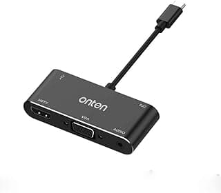 USB C to HDMI VGA Adapter (5-in-1)
