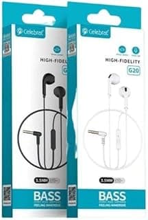 ANKHGIFTSHOP Original New Version Celebrat Stereo Headset and Call by Celebrat G20 - Multiuse Gaming/Music/Calls With HQ Mic & Serrounding (WHITE)
