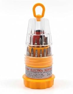 in 1 Precision Screwdriver Set â€“ Magnetic Repair Tool Kit for Mobile Phones, Tablets, Laptops, PCs, Watches & Mini Electronics with Ergonomic Handle and Portable Case
