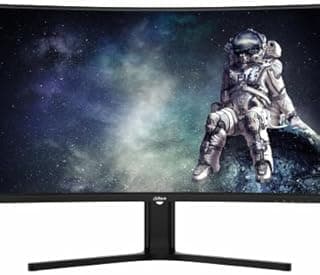 داهوا شاشة العاب LM32-E330CA 31.5 انش QHD (2560×1440)، معدل تحديث 165Hz، وقت استجابة 1 مللي ثانية، شاشة HDR وتقنية العناية بالعين وحامل مريح قابل للتعديل