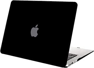 جراب بلاستيك صلب من موسيسو لجهاز ابل MacBook Air 13 موديلات: A1369 & A1466 (أسود)