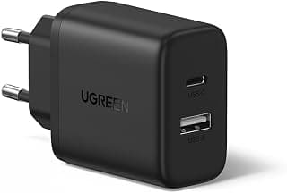 UGREEN X227 20W GaN Wall Charger 1x USB-A 1x USB- C Black
