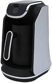 Black and White Turkish Coffee Maker, 600 Watts, Black, BL-010