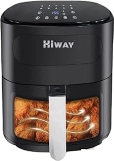 قلاية هوائية HI way، 6.5 لتر، ديجيتال، 1500 وات