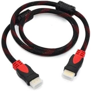 كابل HDMI طول 1.5 متر، 4K Ultra HD HDMI إلى HDMI مجدول عالي السرعة، يدعم 3D، إيثرنت، ARC، صوت وفيديو لشاشات HDTV، شاشات الكمبيوتر، الألعاب، اللابتوب، البروجيكتور