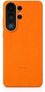 جراب مغناطيسي رسمي لهاتف سامسونج Galaxy S26 Ultra، مقاس 6.9 بوصة (2026)، دعم الشحن اللاسلكي، مقاوم للصدمات، ملمس ناعم، مقاوم للخدش، حماية كاملة للجسم (برتقالي كوني)