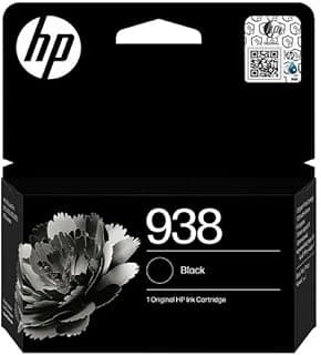 938 Black Original Ink Cartridge | Compactible with HP OfficeJet Pro 9110, 9120, 9130, 9123, 9720 & 9730