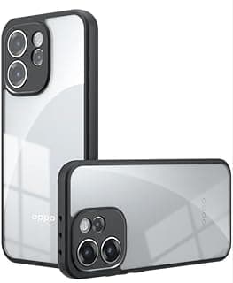 Case for OPPO RENO 15F Lightweight Hybrid PC & TPU Shockproof Protective Case with Camera Protector - Clear