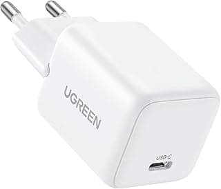 شاحن يوجرين 30W USB-C بتقنية GaN سريع أبيض EU