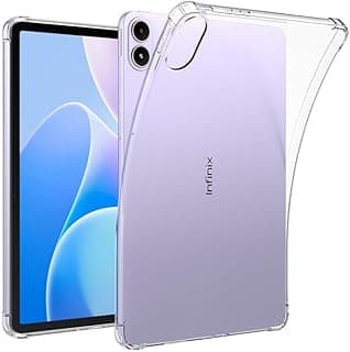Clear Case for Infinix Xpad 20 11-inch 2025 Infinix Xpad 30E 11 inch Tablet Case Airbag Protection Flexible Soft TPU Anti-Drop Shockproof Cover