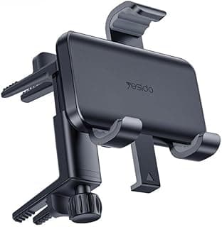 C240 Air Vent Phone Holder for Mercedes-Benz, 360° Rotating Anti-Slip Silicone Car Mount, Special Round Vent Clip Stand for iPhone & Android Smartphones