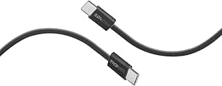 كابل شحن ومزامنة USB نوع سي قوي EcoLine-CC200 مع توصيل طاقة سريع بقدرة 60W ونقل بيانات بسرعة 480Mbps وسلك مضفر بالنايلون بطول 2 م من بروميت