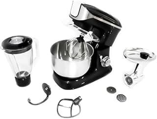 ATA 6 Liter Blender Meat Grinder 2000 Watts, Black