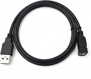 كابل وصلة USB ذكر إلى أنثى سلك تمديد نوع ايه لنقل البيانات من اكسون بطول 1.5 متر موديل X1140، لوحة مفاتيح