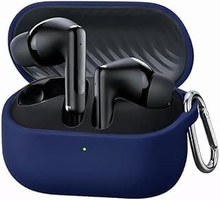 جراب سيليكون مع ميدالية لسماعة Oraimo FreePods Neo (OTW-323)، لون أزرق
