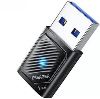 محول بلوتوث USB لاسلكي للكمبيوتر، اللابتوب، السماعات، الماوس (بلوتوث 5.4)