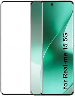 Screen Protector for Realme 15 / Realme 15 5G Tempered Glass Screen Protector, HD Full Coverage, Anti-Scratch, Bubble Free, High Response