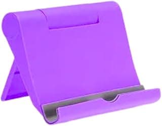 Multi Angle Cell Phone Stand Tablet Holder Stand For Tablet - Plastic Mobile Stand - Multi Color (Purple)