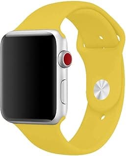 MARGOUN for Apple Watch Band Soft Silicone Sport Band Replacement Wrist Strap Compatible for iWatch Apple Watch Serie 8/7/SE/6/5/4/3/2/1