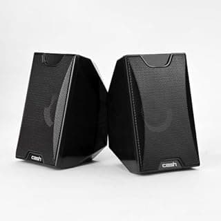 مكبر صوت للكمبيوتر، قطعتين، تصميم مضغوط، صوت قوي، USB سلكي ومقبس صوت موديل (G08)