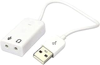 USB 2.0 Virtual 7.1 Channel Audio Sound Card Adapter for Laptop PC