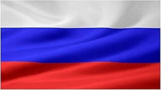علم روسيا 90 سم × 150 سم، علم كبير مع حلقة عمود وأربطة للتثبيت، علم خفيف للرياضة، كرة القدم، المباني (روسيا واحد قطعة)