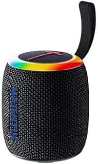 سماعة بلوتوث MS002 محمولة لاسلكية مع إضاءة RGB، صوت بيس قوي، وصوت ستيريو 360 درجة لهاتف ايفون 15 وسامسونج Galaxy S24 وايباد