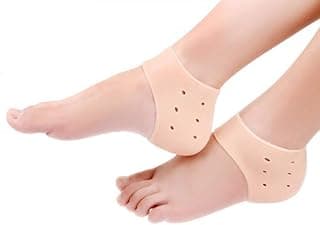 وسادات جل للكعب من QIQI من السيليكون لتخفيف آلام الكعب والكاحل، وسادة دعم للرجال والنساء لامتصاص الصدمات
