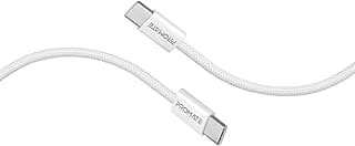 USB-C Charging Cable, Powerful Sync Charge Type-C Cable with 60W Fast Power Delivery, 480Mbps Data Transfer and 200cm Tangle-Free Nylon Braided Cord, EcoLine-CC200