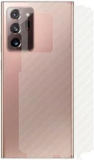اروز شاشة حماية خلفية كربون فايبر مرنة مضادة للخدش بدون فقاعات متوافقة مع سامسونج Galaxy Note 20 Ultra 5G - شفاف (قطعتين)