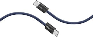 بروميت كيبل شحن USB نوع سي، مزامنة قوية، كيبل شحن من النوع سي مع توصيل طاقة سريع 60 واط، نقل بيانات 480 ميجابت لكل ثانية وسلك مضفر بالنايلون 120 سم للاجهزة التي تعمل بمنفذ USB-C، ايكولاين CC120-NAVY